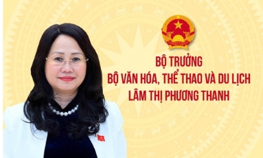  Đồng chí Lâm Thị Phương Thanh giữ chức Bộ trưởng Bộ Văn hóa, Thể thao và Du lịch