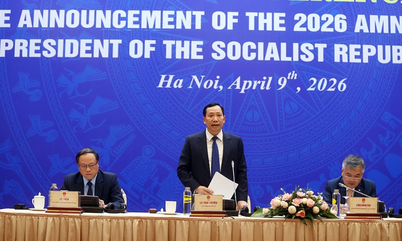  Họp báo công bố Quyết định về đặc xá năm 2026 của Chủ tịch nước