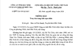Bắc Ninh: Truy tìm tung tích cháu bé sơ sinh tử vong bị bỏ trong thùng rác