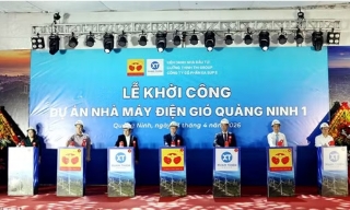 Khởi công nhà máy điện gió đầu tiên của miền Bắc tại Quảng Ninh