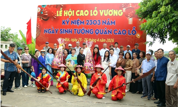 Khai hội kỷ niệm 2303 năm ngày sinh tướng quân Cao Lỗ Vương