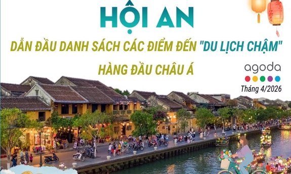 Hội An dẫn đầu danh sách những điểm đến “du lịch chậm” hàng đầu châu Á