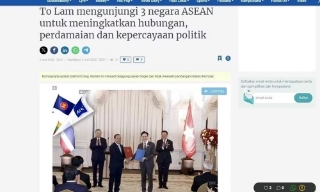 Báo chí Indonesia đánh giá cao chuyến thăm của Tổng Bí thư, Chủ tịch nước Tô Lâm tới 3 nước ASEAN