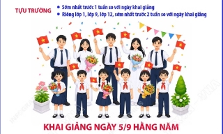 Bộ Giáo dục và Đào tạo công bố Khung kế hoạch thời gian năm học