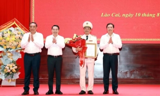 Công bố quyết định bổ nhiệm Giám đốc Công an tỉnh Lào Cai