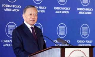 Toàn văn phát biểu của Tổng Bí thư, Chủ tịch nước Tô Lâm tại Hiệp hội Chính sách Đối ngoại Hoa Kỳ