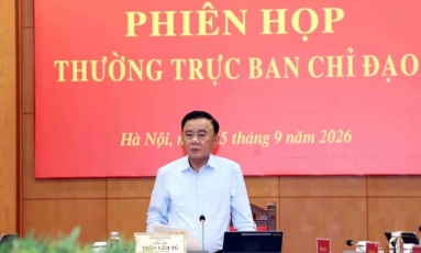  Thường trực Ban Bí thư Trần Cẩm Tú chủ trì Phiên họp Thường trực Ban Chỉ đạo Trung ương về phát triển văn hóa