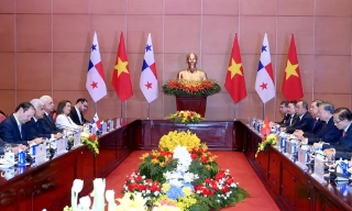 Tổng Bí thư, Chủ tịch nước Tô Lâm hội đàm với Tổng thống Panama Jose Raul Mulino