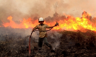 Indonesia kích hoạt mưa nhân tạo nhằm dập tắt cháy rừng