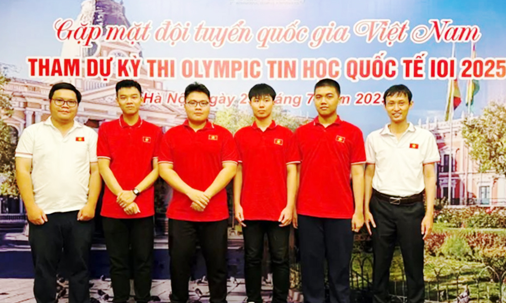  4/4 học sinh Việt Nam giành Huy chương Olympic Tin học quốc tế 2025