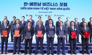 Tổng Bí thư Tô Lâm dự Diễn đàn Kinh tế Việt Nam - Hàn Quốc
