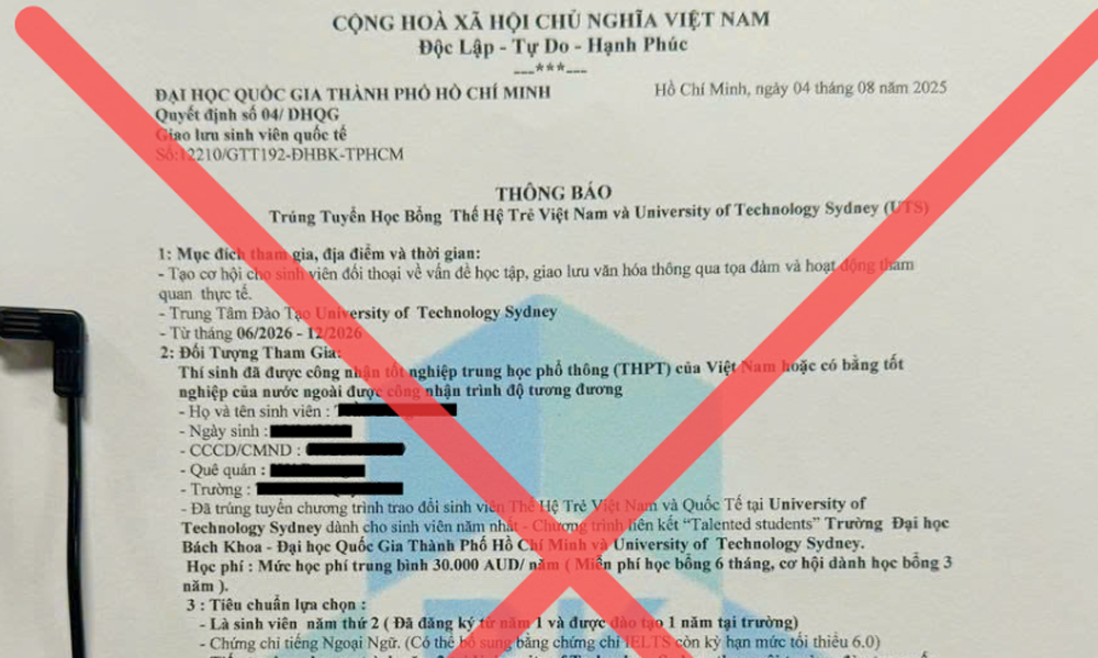  Cảnh báo lừa đảo mạo danh trường đại học mùa nhập học 2025