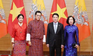Quốc vương Bhutan và Hoàng hậu kết thúc chuyến thăm cấp Nhà nước tới Việt Nam