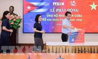Số tiền ủng hộ nhân dân Cuba đạt hơn 376 tỷ đồng