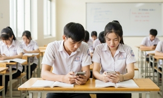Hà Nội yêu cầu thu điện thoại của học sinh trước giờ học