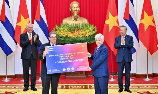 Hơn 400 tỷ đồng ủng hộ nhân dân Cuba sau chưa đầy một tháng phát động