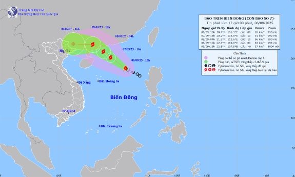 Từ Quảng Ninh đến Đắk Lắk chủ động ứng phó với bão số 7