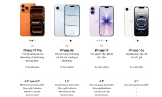 Việt Nam là một trong những quốc gia đầu tiên bán iPhone 17 trên thế giới