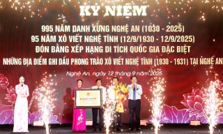 Kỷ niệm 995 năm danh xưng Nghệ An, 95 năm Xô Viết Nghệ Tĩnh
