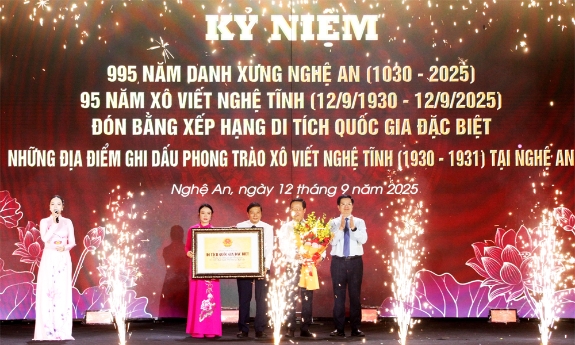 Kỷ niệm 995 năm danh xưng Nghệ An, 95 năm Xô Viết Nghệ Tĩnh