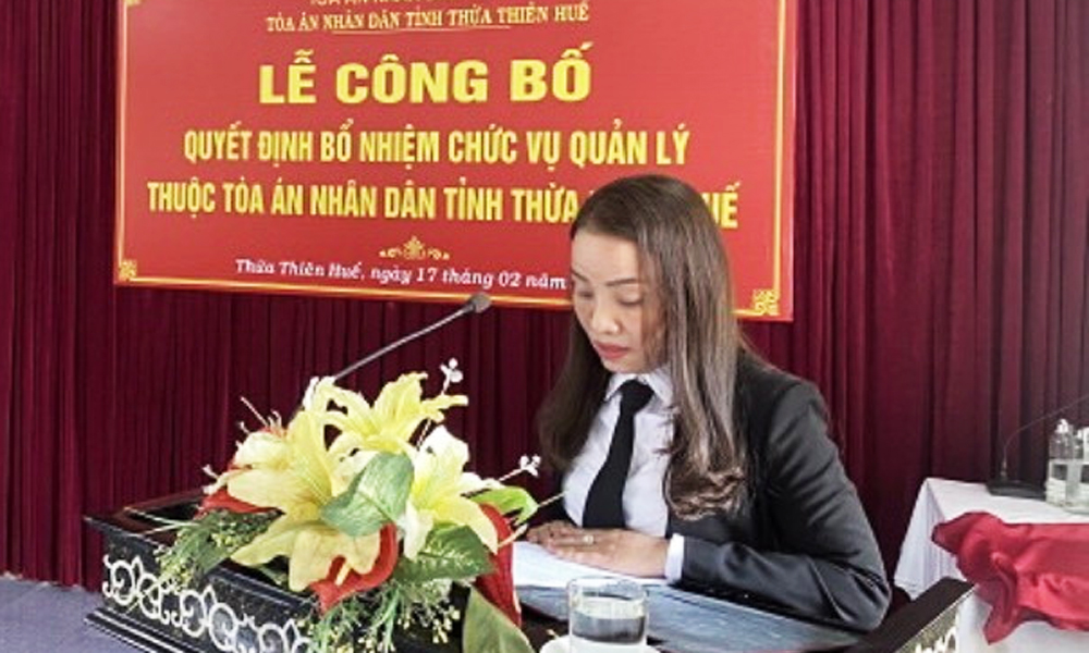  Khởi tố Phó Chánh án Tòa dân sự Tòa án nhân dân thành phố Huế vì nhận hối lộ