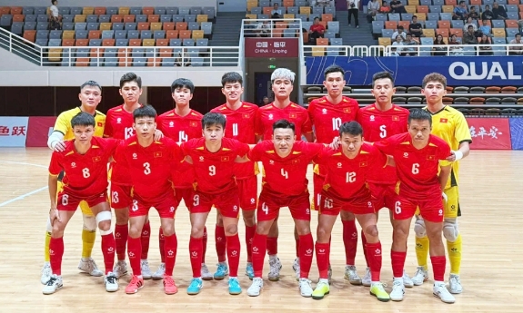 Tuyển futsal Việt Nam thắng đậm ngày ra quân vòng loại châu Á 2026