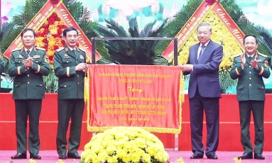 Tổng Bí thư Tô Lâm dự Đại hội Thi đua Quyết thắng toàn quân lần thứ XI