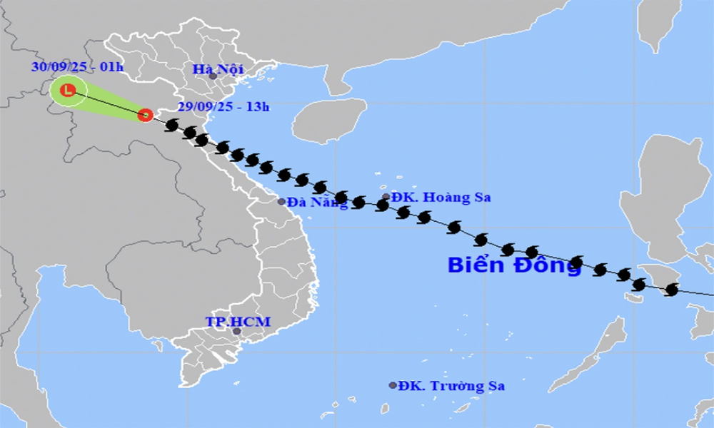 Bão Bualoi đi vào Lào, suy yếu thành áp thấp nhiệt đới