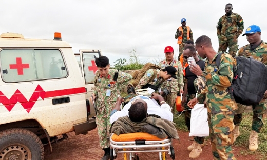 Bệnh viện dã chiến cấp 2 của Việt Nam cứu chữa thành công ca bệnh nguy kịch tại Nam Sudan