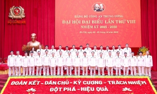 Bế mạc Đại hội đại biểu Đảng bộ Công an Trung ương lần thứ VIII