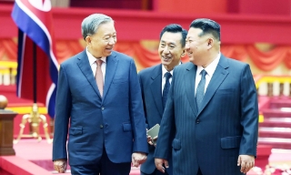 Lễ đón Tổng Bí thư Tô Lâm thăm cấp Nhà nước tới Cộng hòa Dân chủ Nhân dân Triều Tiên