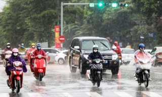 Miền Bắc mưa to do ảnh hưởng không khí lạnh