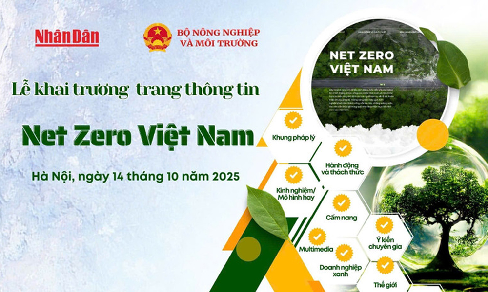  Báo Nhân Dân chính thức ra mắt chuyên trang “Net Zero Việt Nam”