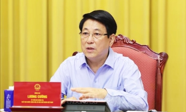  Chủ tịch nước làm việc về công tác chuẩn bị cho Lễ mở ký Công ước Hà Nội