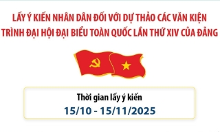 Lấy ý kiến Nhân dân đối với dự thảo các văn kiện trình Đại hội Đảng XIV của Đảng