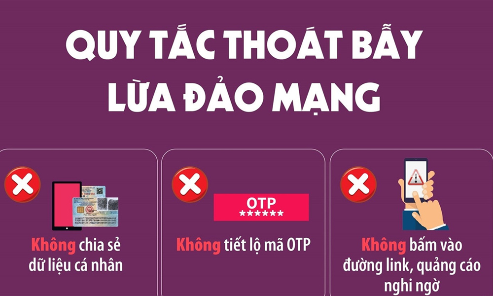  5 quy tắc giúp bạn không sa bẫy lừa đảo qua mạng