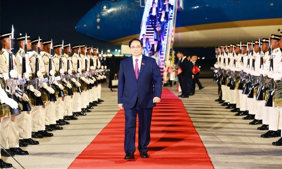 Thủ tướng Phạm Minh Chính bắt đầu chuyến công tác dự Hội nghị cấp cao ASEAN