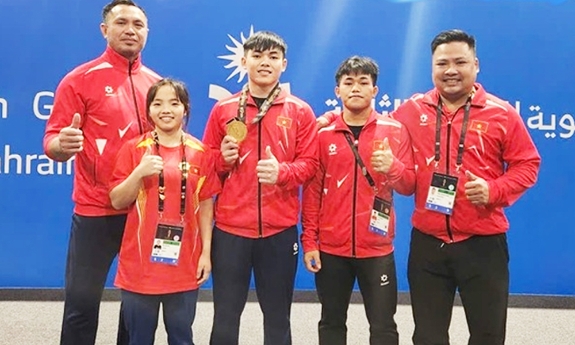 Đoàn thể thao Việt Nam tăng bậc trên bảng tổng sắp giải châu Á