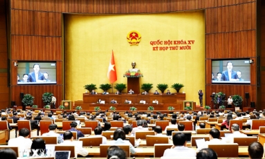  Hôm nay, Quốc hội thảo luận về tình hình thực hiện và dự toán phân bổ ngân sách