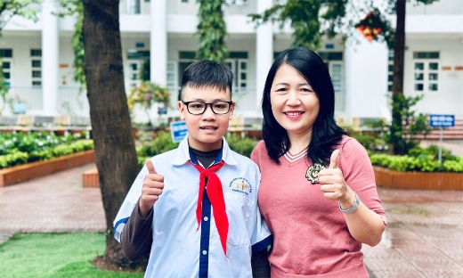 Em Trần Đại Quang, Trường Trung học cơ sở Lê Quý Đôn (Bắc Ninh) giành điểm gần tuyệt đối chứng chỉ Tiếng Anh C1