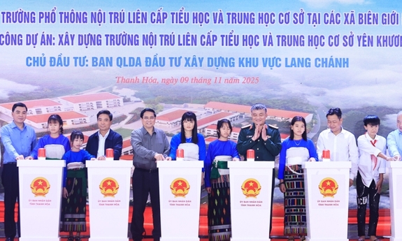 Thủ tướng Phạm Minh Chính: Từng ngôi trường mới ở biên giới sẽ là nơi ươm mầm tri thức, thắp sáng ước mơ cho học sinh