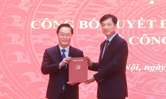 Ông Nguyễn Đức Trung giữ chức Phó Bí thư Thành ủy Hà Nội