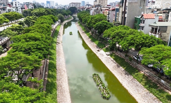 Hà Nội chi 870 tỷ đồng bổ cập nước sông Tô Lịch và giải quyết úng ngập