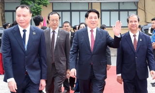 Chủ tịch nước Lương Cường dự Lễ kỷ niệm Ngày Nhà giáo Việt Nam và Đại hội Thi đua yêu nước ngành giáo dục