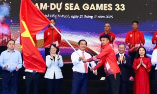 Lễ xuất quân Đoàn Thể thao Việt Nam khu vực phía Nam tham dự SEA Games 33