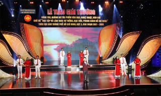 114 tập thể, cá nhân nhận Giải thưởng sáng tác, quảng bá tác phẩm văn học, nghệ thuật, báo chí