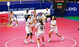 SEA Games 33: Kỷ lục thế giới mới ở môn cầu mây nữ