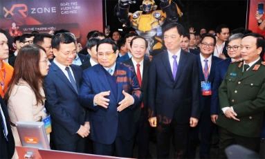  Thủ tướng Phạm Minh Chính dự Lễ khai mạc Ngày hội Khởi nghiệp sáng tạo quốc gia 2025