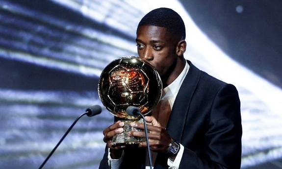Dembele giành danh hiệu cầu thủ nam xuất sắc nhất năm của FIFA