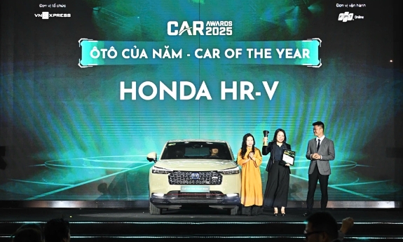 Honda HR-V giành chiến thắng hạng mục Ôtô của năm 2025